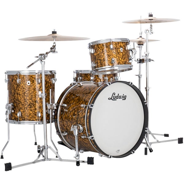 Ludwig LN34023TXA6 NeuSonic Downbeat 3-Piece Shell Set (Butterscotch Pearl)