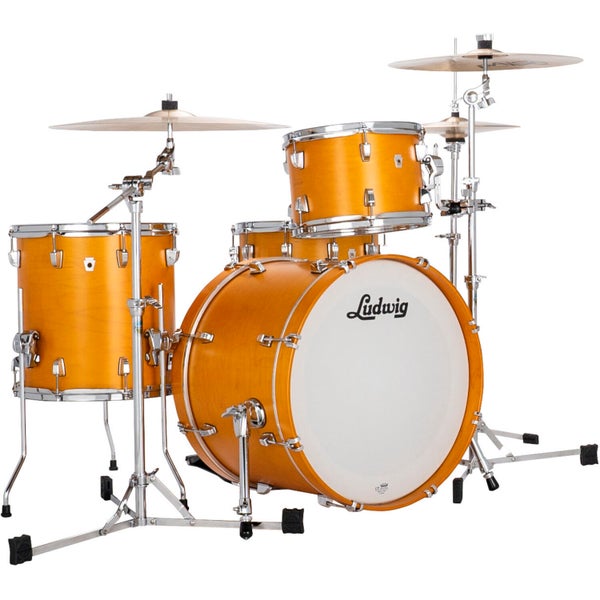 Ludwig LN34023TXPG NeuSonic Downbeat 3-Piece Shell Set (Satin Golden Slumbers)