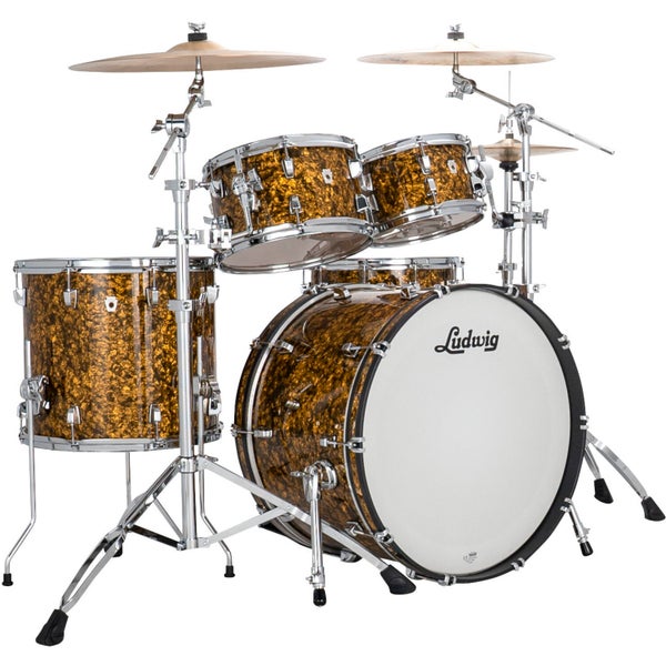 Ludwig LN34204FTXA6 NeuSonic Rapid Mod2 4-Piece Shell Set (Butterscotch Pearl)