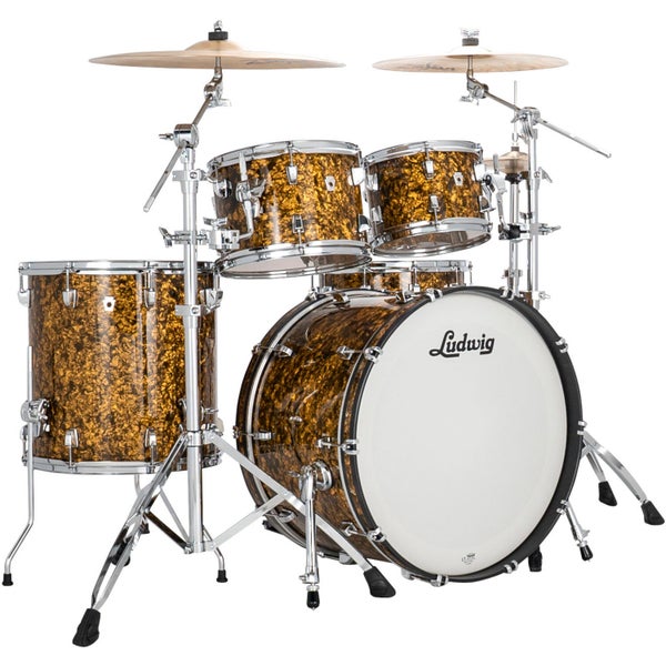 Ludwig LN34204TXA6 NeuSonic Mod2 4-Piece Shell Set (Butterscotch Pearl)