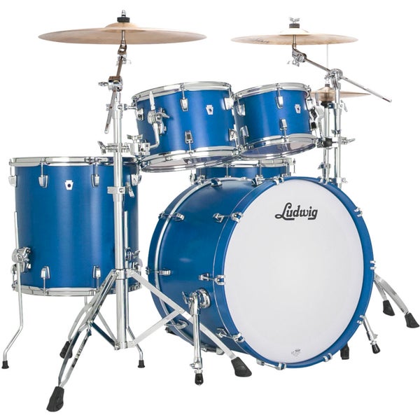 Ludwig LN34204TXPB NeuSonic Mod2 4-Piece Shell Set (Satin Royal Blue)