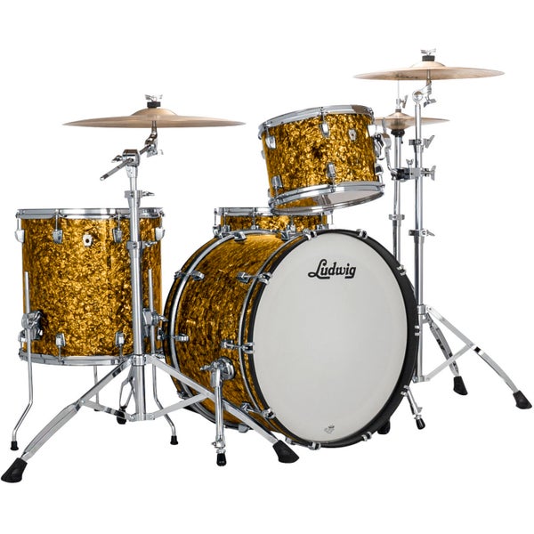Ludwig LN34233TXA6 NeuSonic Fab 3-Piece Shell Set (Butterscotch Pearl)
