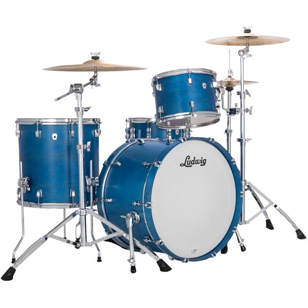 Ludwig LN34233TXPB NeuSonic Fab 3-Piece Shell Set (Satin Royal Blue)