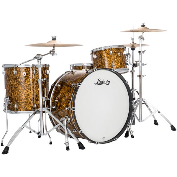 Ludwig LN34433TXA6 NeuSonic Pro Beat 3-Piece Shell Set (Butterscotch Pearl)