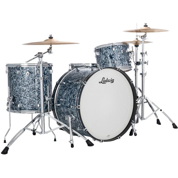 Ludwig LN34433TXA7 NeuSonic Pro Beat 3-Piece Shell Set (Steel Blue Pearl)