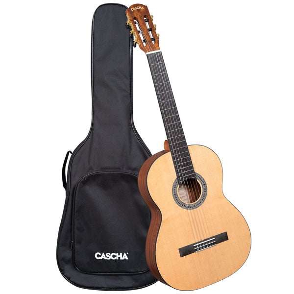 Cascha CGC200-3/4 Stage Series guitare classique format 3/4 natural + housse