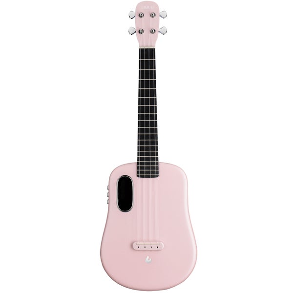 LAVA Music U 26 Inch Tenor FreeBoost Pink Electro-Acoustic Tenor Ukulele with Effects
