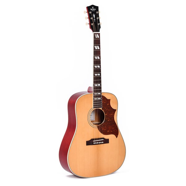Sigma Guitars SDM-SG6 guitare électro-acoustique folk avec housse
