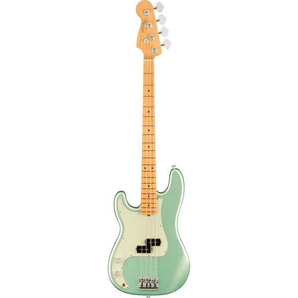 Fender American Professional II Precision Bass LH MN Mystic Surf Left-Handed Electric Bass Guitar with Case