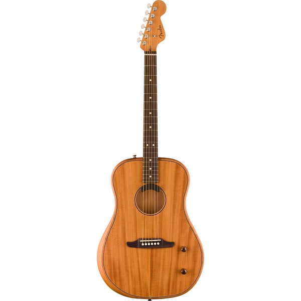 Fender Highway Series Dreadnought RW All-Mahogany Electro-Acoustic Guitar with Deluxe Gig Bag