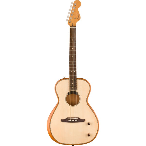 Fender Highway Series Parlor RW Natural Electro-Acoustic Guitar with Deluxe Gig Bag