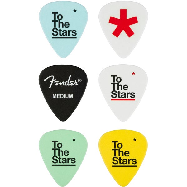 Fender Tom DeLonge 351 Celluloid Picks (Pack of 6)