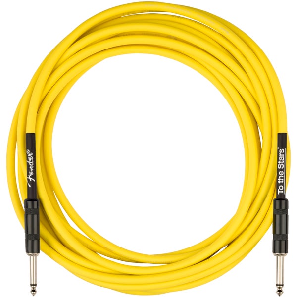 Fender Tom DeLonge To The Stars Graffiti Yellow Jack Cable, 5.5m