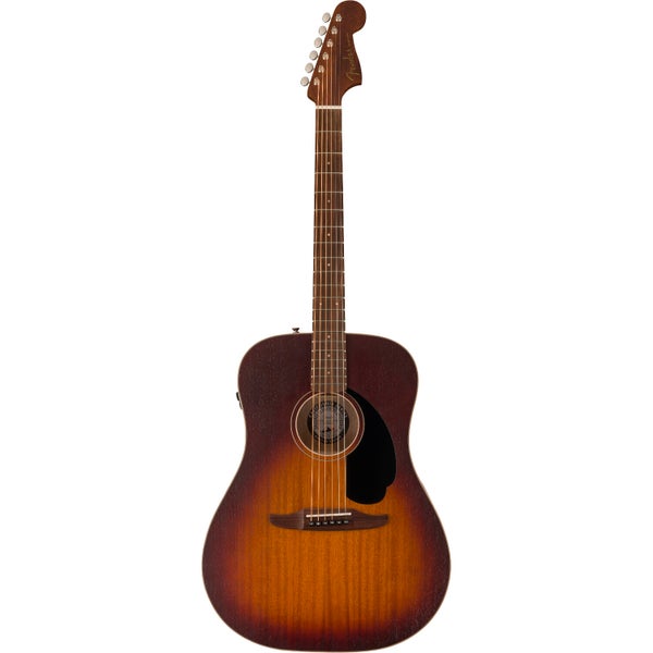 Fender Redondo Special Honey Burst PF Black Pickguard guitare électro-acoustique folk avec housse deluxe