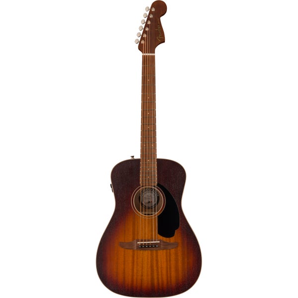 Fender Malibu Special Honey Burst PF Black Pickguard guitare électro-acoustique folk avec housse deluxe