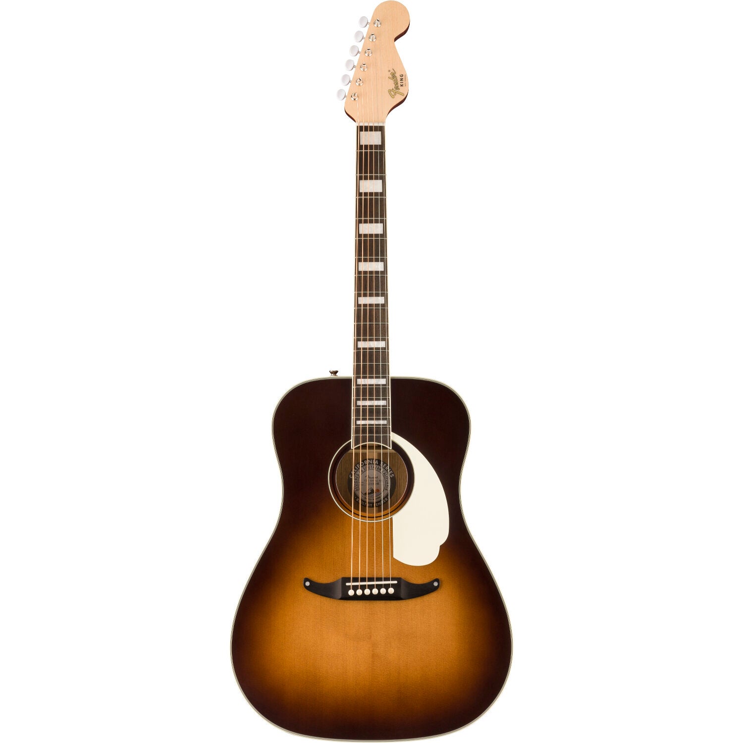 Fender King Vintage Akustikgitarre - Massive Decke, Fishman Elektronik, Inkl. Case