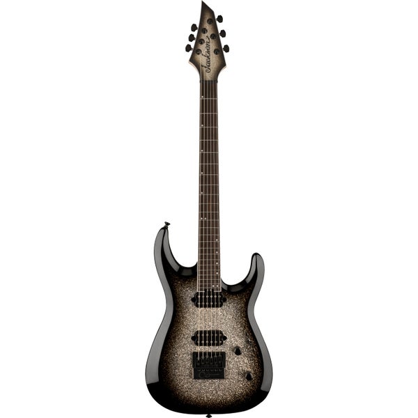 Jackson Pro Plus Series DK Modern EVTN6 EB Silver Sparkle Electric Guitar with Gig Bag