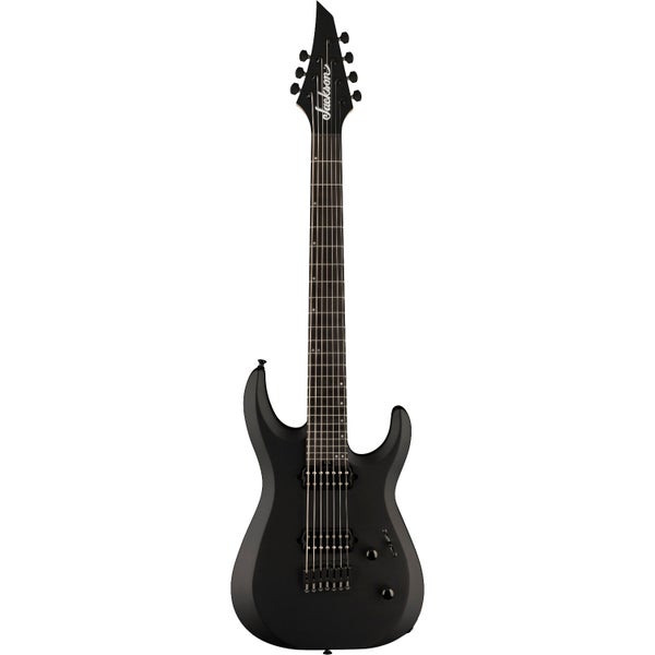 Jackson Pro Plus Series DK Modern MDK7 HT EB Satin Black 7-String Electric Guitar with Gig Bag