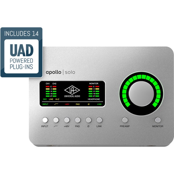Universal Audio Apollo Solo USB Heritage Edition interfaz de audio