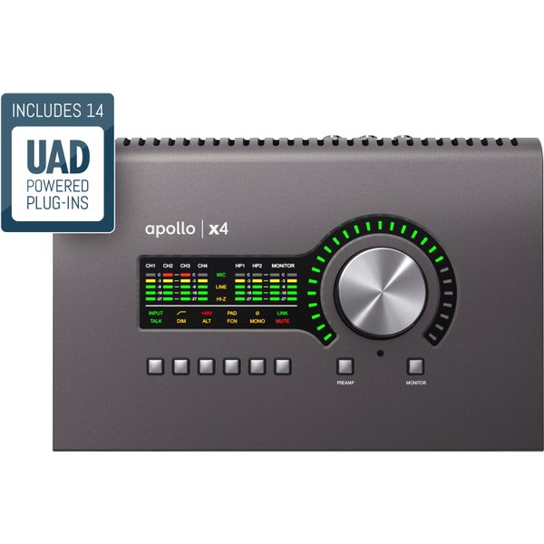 Universal Audio Apollo x4 Heritage Edition Thunderbolt 3 Desktop Audio Interface