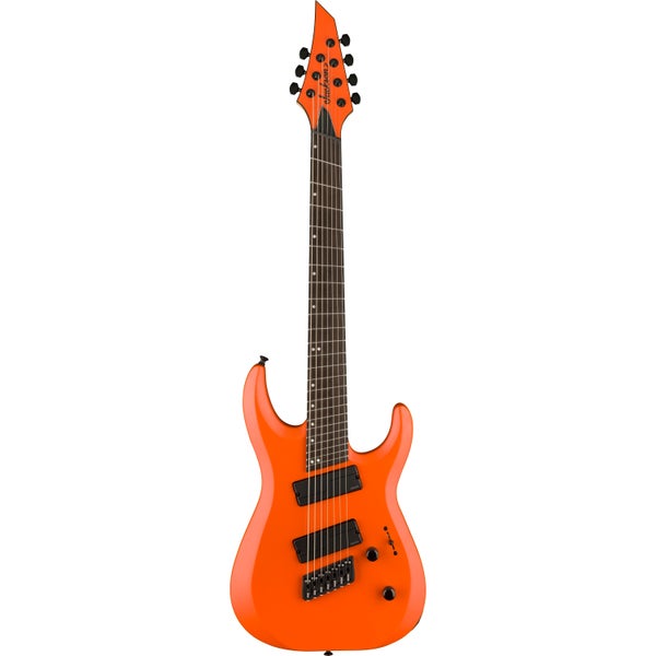 Jackson Pro Plus Series DK Modern HT7 MS EB Satin Orange Crush Electric Guitar with Gig Bag
