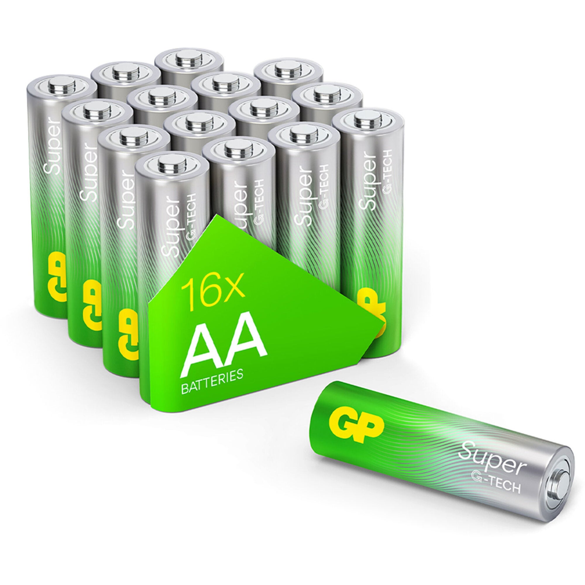 GP Mignon AA Batterien 1.5V 16 Stück Alkali-Mangan - Bild 5
