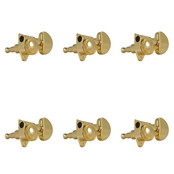 Grover Roto-Grip Locking Rotomatics 502 series mécaniques Gold set de 6 - 3x3