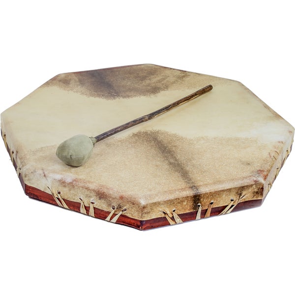 Terré percussion Shaman Drum Octagon 50 cm with Beater