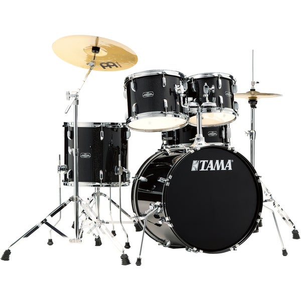 Tama ST50H5-BNS Black Night Sparkle Stagestar Starter Kit with Cymbals