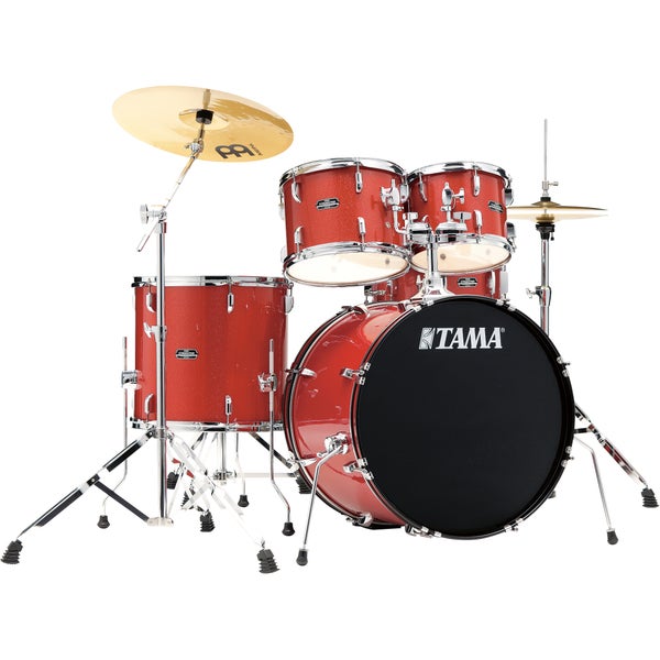 Tama ST52H5-CDS Candy Red Sparkle Stagestar Starter Kit with Cymbals