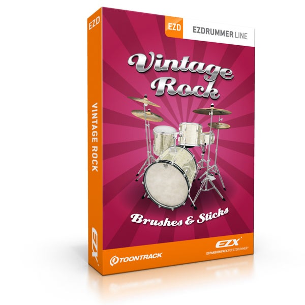 Toontrack Vintage Rock EZX download pack para EZdrummer