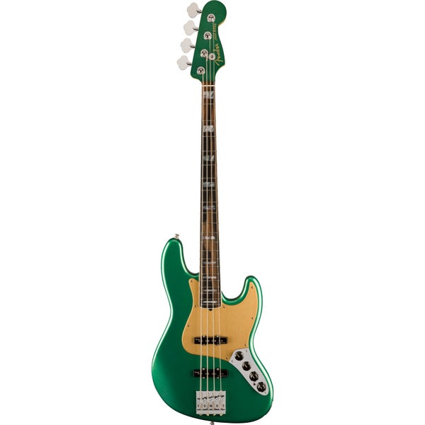 Fender American Ultra Jazz Bass Mystic Pine Green EB Electric Bass Guitar with Case