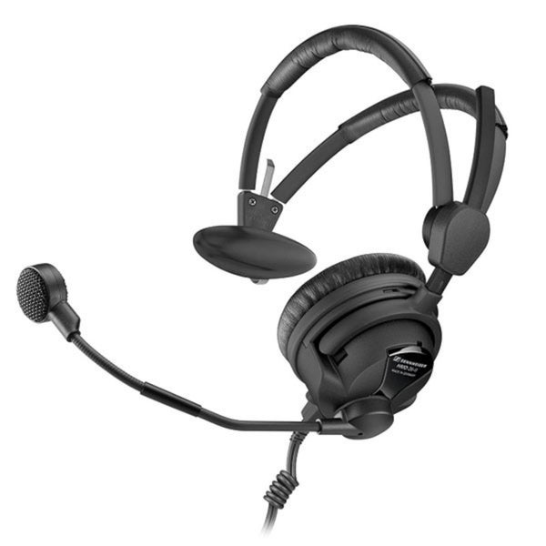 Sennheiser HMD 26-II 600S One-Sided Broadcast Dynamic Microphone Headset, 600 Ohm