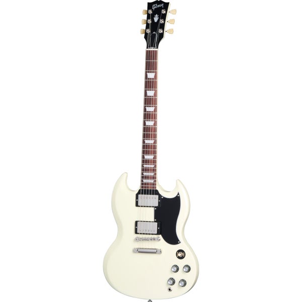 Gibson Original Collection SG Standard '61 Stop Bar Classic White Electric Guitar with Case