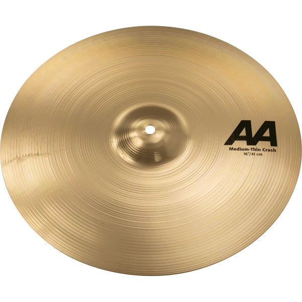 Sabian AA Medium Thin Crash Brilliant cymbale crash 16 pouces