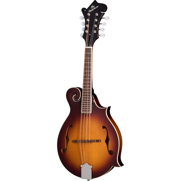 Epiphone F-5 Studio Vintage Sunburst Satin mandoline style F avec housse premium