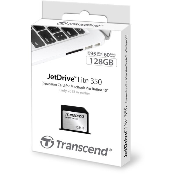 Transcend 128GB JetDrive Lite 350 para el MacBook Pro Retina 15