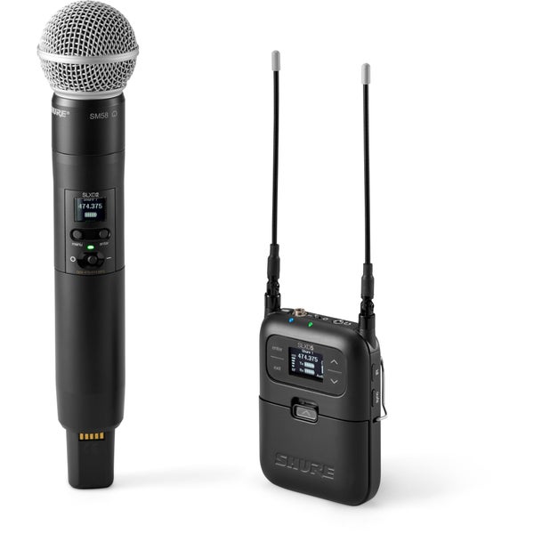 Shure SLXD25/SM58 Wireless Handheld Microphone System S50 (50 - 823MHz)