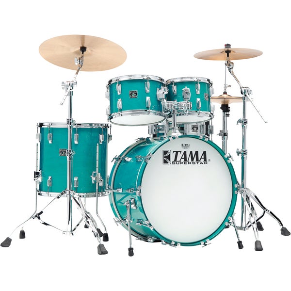 Tama SU42RS-AQM Superstar Limited Reissue Aqua Marine 4-Piece Shell Set