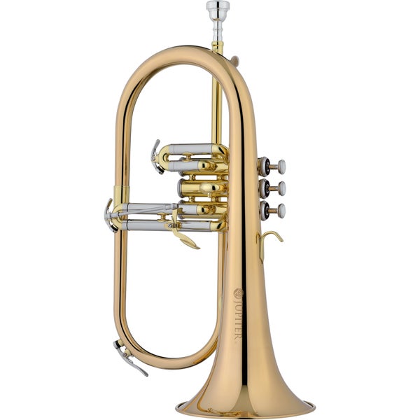 Jupiter JFH1100RQ bugle en Sib (laiton doré, verni)