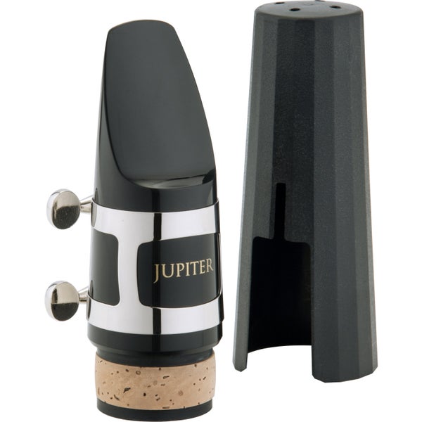 Jupiter JWM-BCK1 Bass Clarinet Mouthpiece and Ligature (Nickel-Plated)