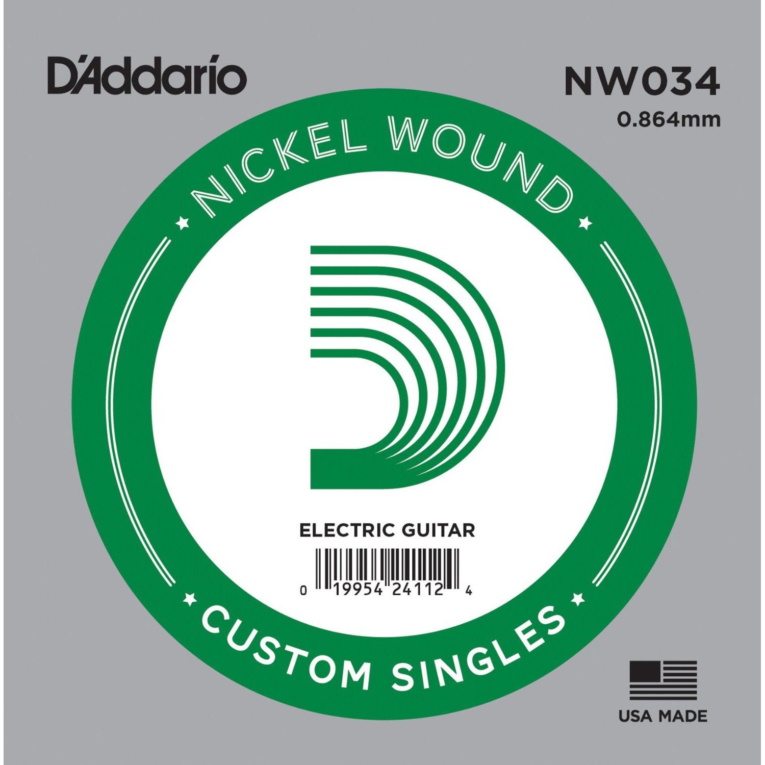 Nada String D'Addario NW034 individual string for ac. and electric guita | Bax Music