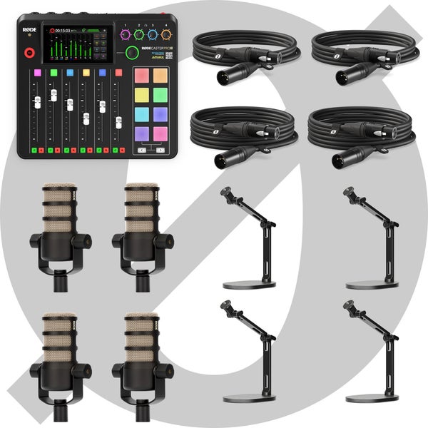 RØDE Podcast large bundle