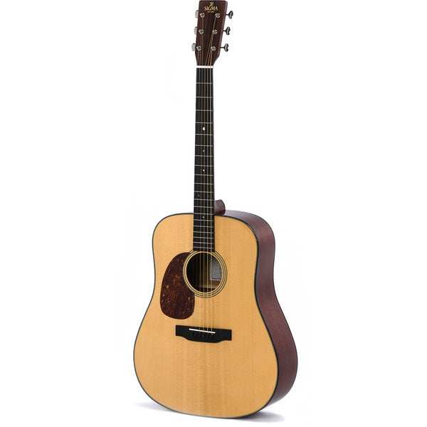 Sigma Guitars SDM-18L guitare acoustique folk pour gaucher avec housse