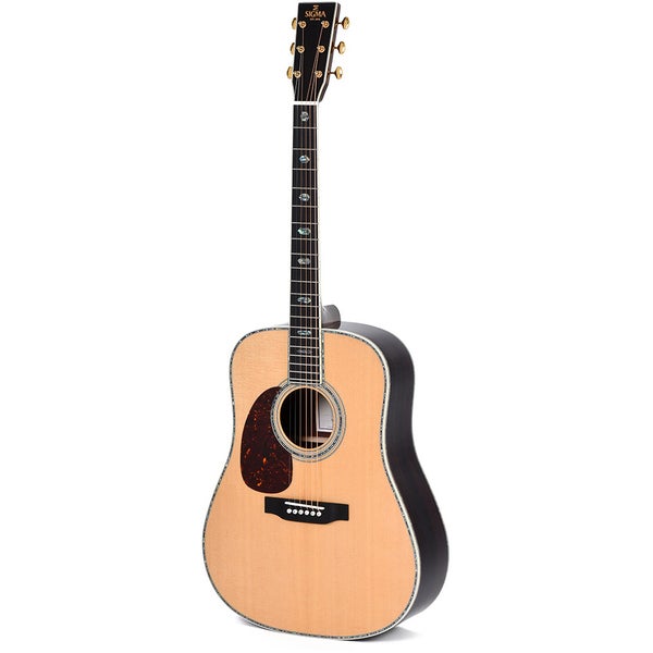 Sigma Guitars SDR-45L guitare acoustique folk pour gaucher avec housse