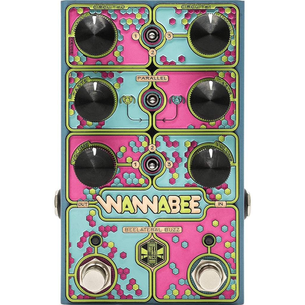 Beetronics Wannabee Beelateral Buzz Dual Overdrive Pedal | Bax Music