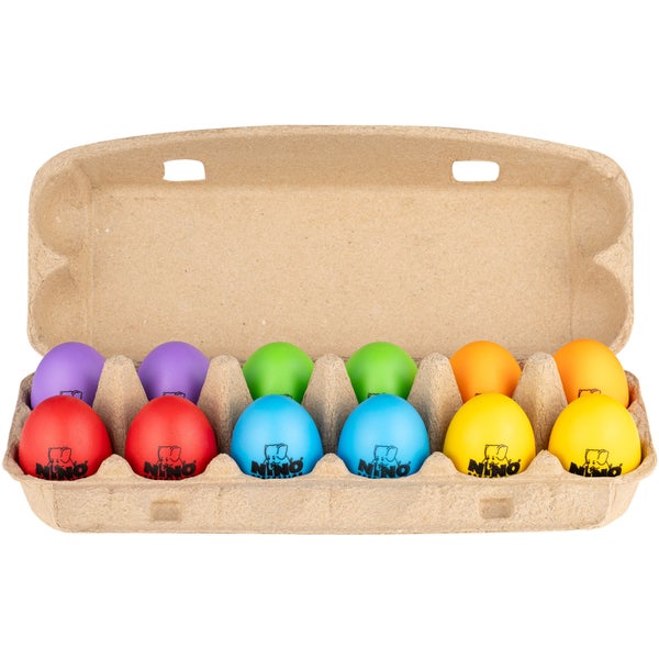 Nino Percussion NINOSET18 Egg Shaker Set 12-piece Percussion