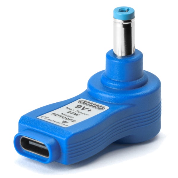 MyVolts USB-C PD Step Up Tip, 9V c+ve 1.7mm Adapter Plug