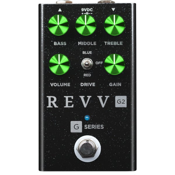 Revv Black Sparkle Series G2 Pedal Limited Edition Overdrive Pedal