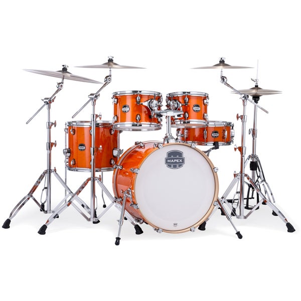 Mapex Mars Maple Fusion Glossy Amber 5-Piece Shell Set